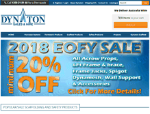 Tablet Screenshot of dynaton.com.au